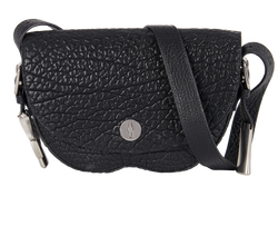 Chess Shoulder Bag, Leather, Black, MIE, S/DB, 4*
